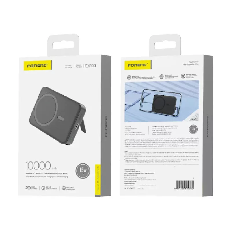 پاوربانک فوننگ مدل CX100 ظرفیت 10000 میلی آمپر ساعت