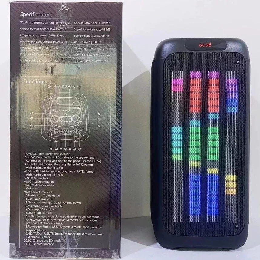 اسپیکر بلوتوثی قابل حمل کی تی اس مدل 1755