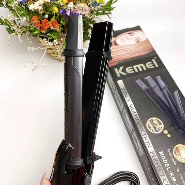 اتو و حالت دهنده ی مو کیمی مدل Km-988