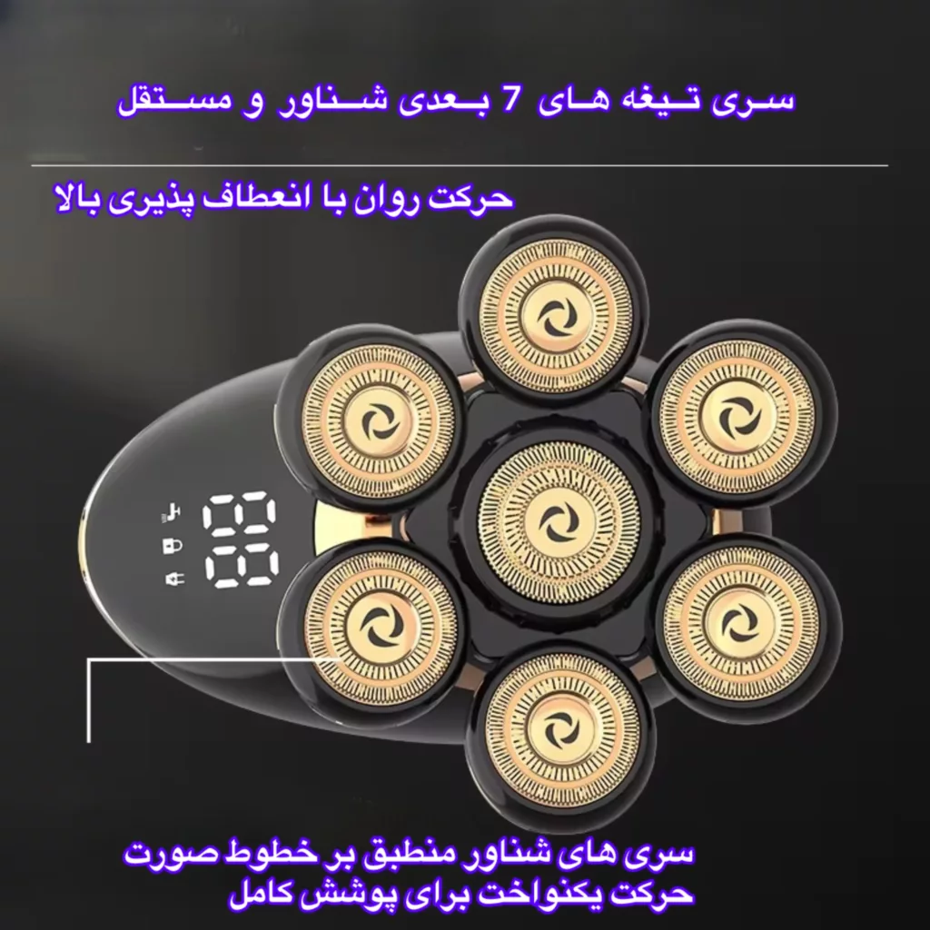 ماشین اصلاح موی سر و صورت شارژی مدل RQ6900S