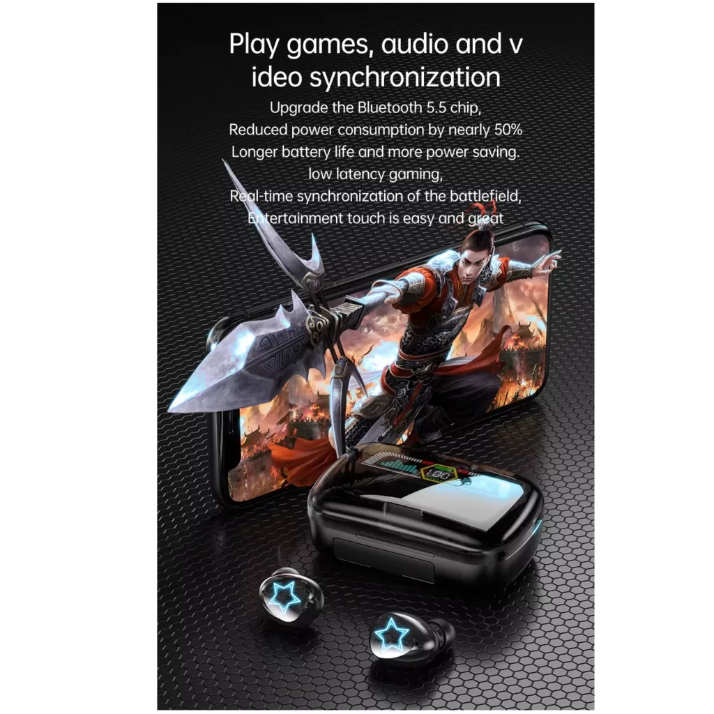 هدفون مخصوص بازی بلوتوثی موزیک آپولو مدل TWS-07