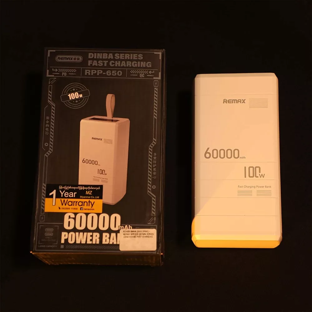 پاوربانک ریمکس مدل RPP-650 ظرفیت 60000 میلی آمپر ساعت