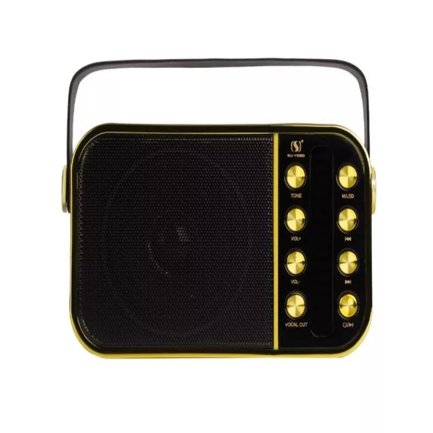 اسپیکر بلوتوثی قابل حمل مدل Karaoke ys-108 به همراه میکروفون