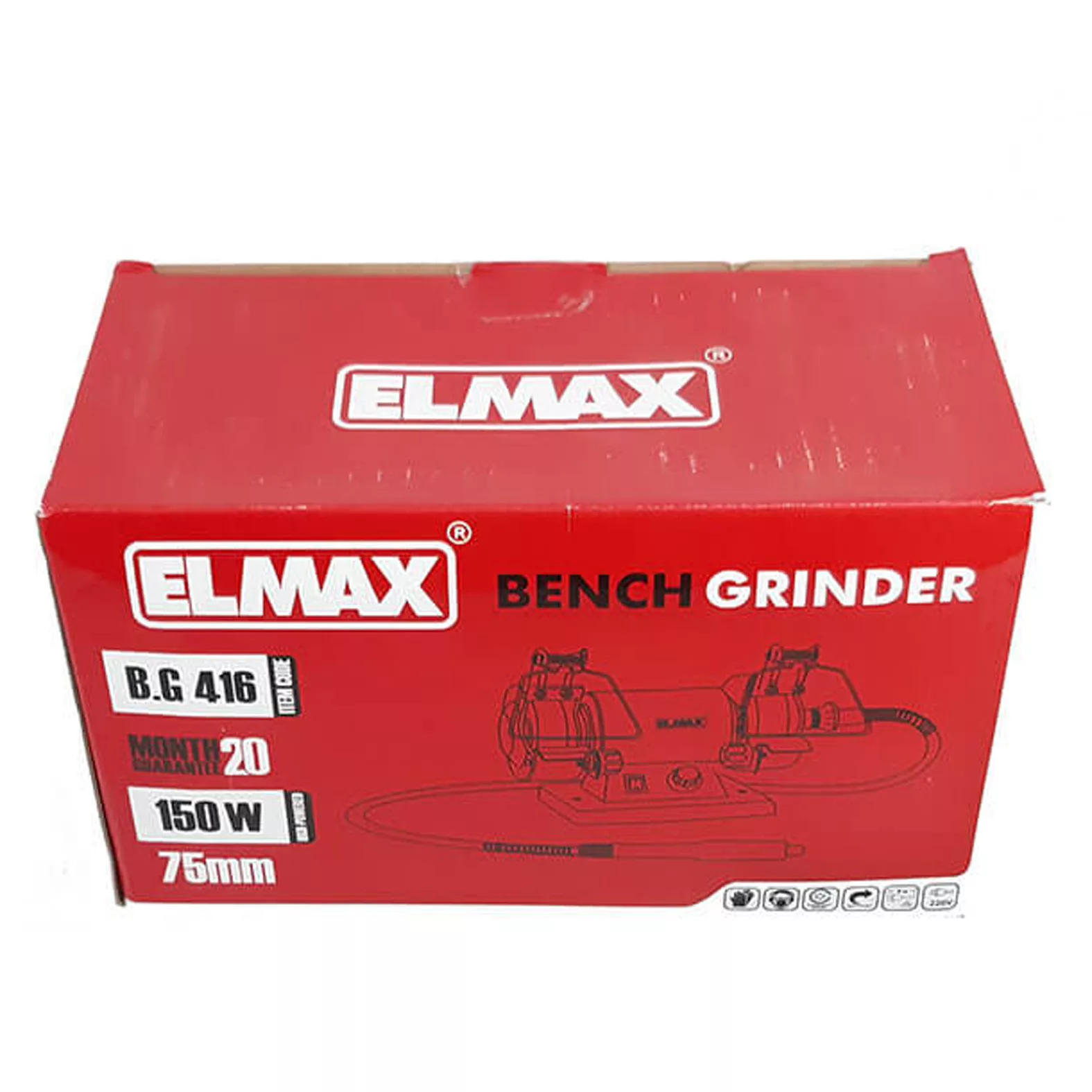 سنگ رومیزی مینیاتوری دیمردار 75میلی متری 150وات المکس مدلB.G 416 مجموعه 105عددی