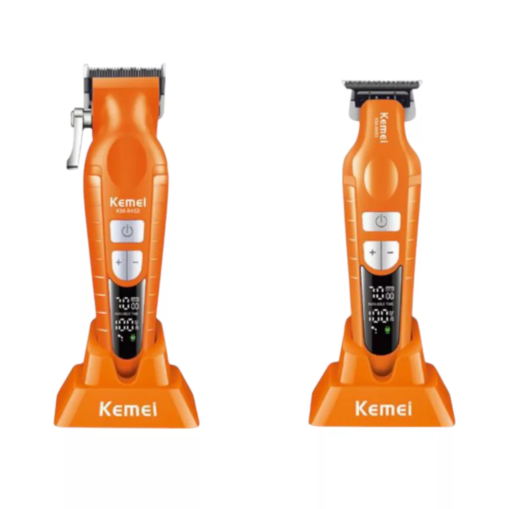 ماشین اصلاح موی سر و صورت شارژی کیمی مدل KM-8543 مجموعه 2 عددی