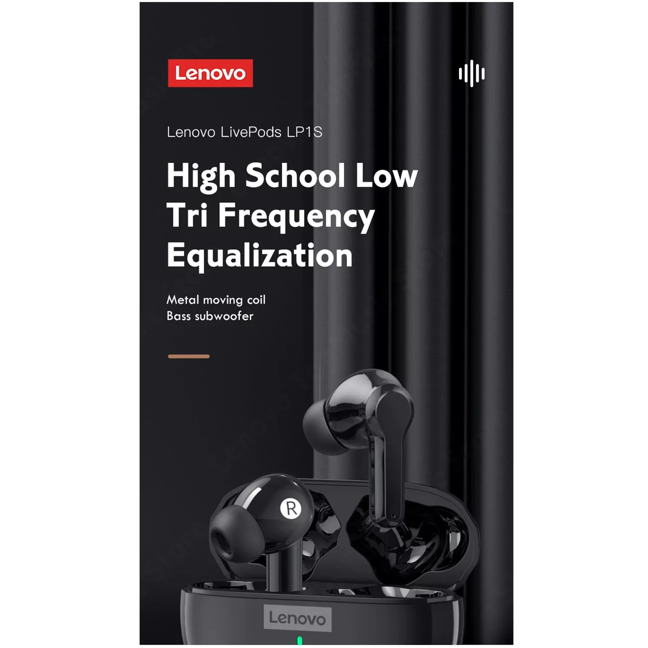 هدفون بلوتوثی لنوو مدل EMD LP1S upgraded version