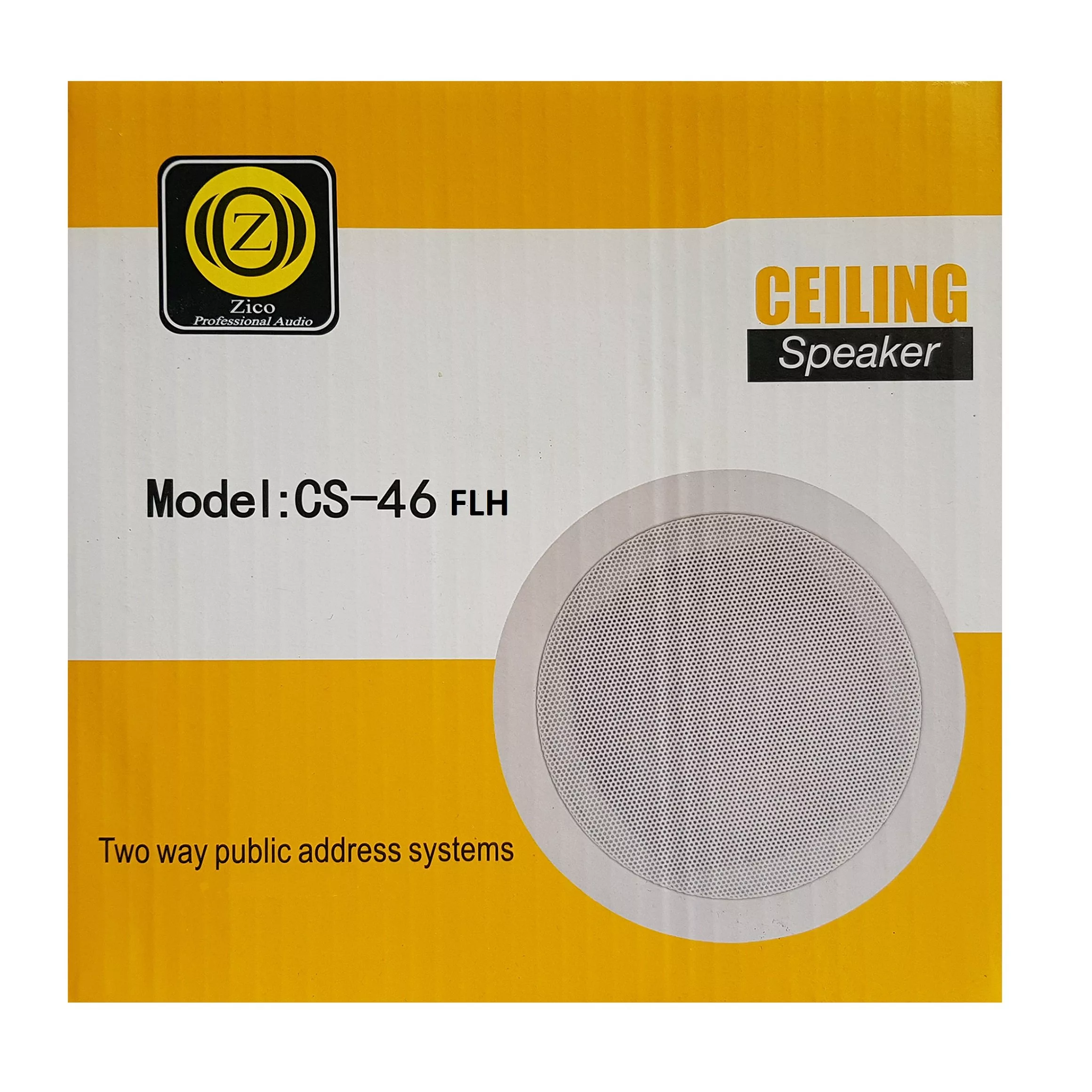 بلندگو سقفي زيكو مدل CS-46 FLH