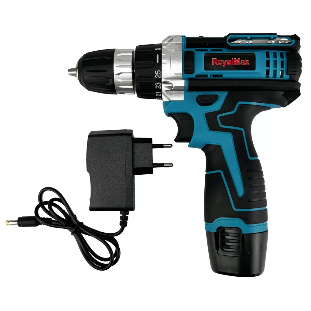 دریل پیچ گوشتی شارژری رویال مکس مدل RM-1801-1