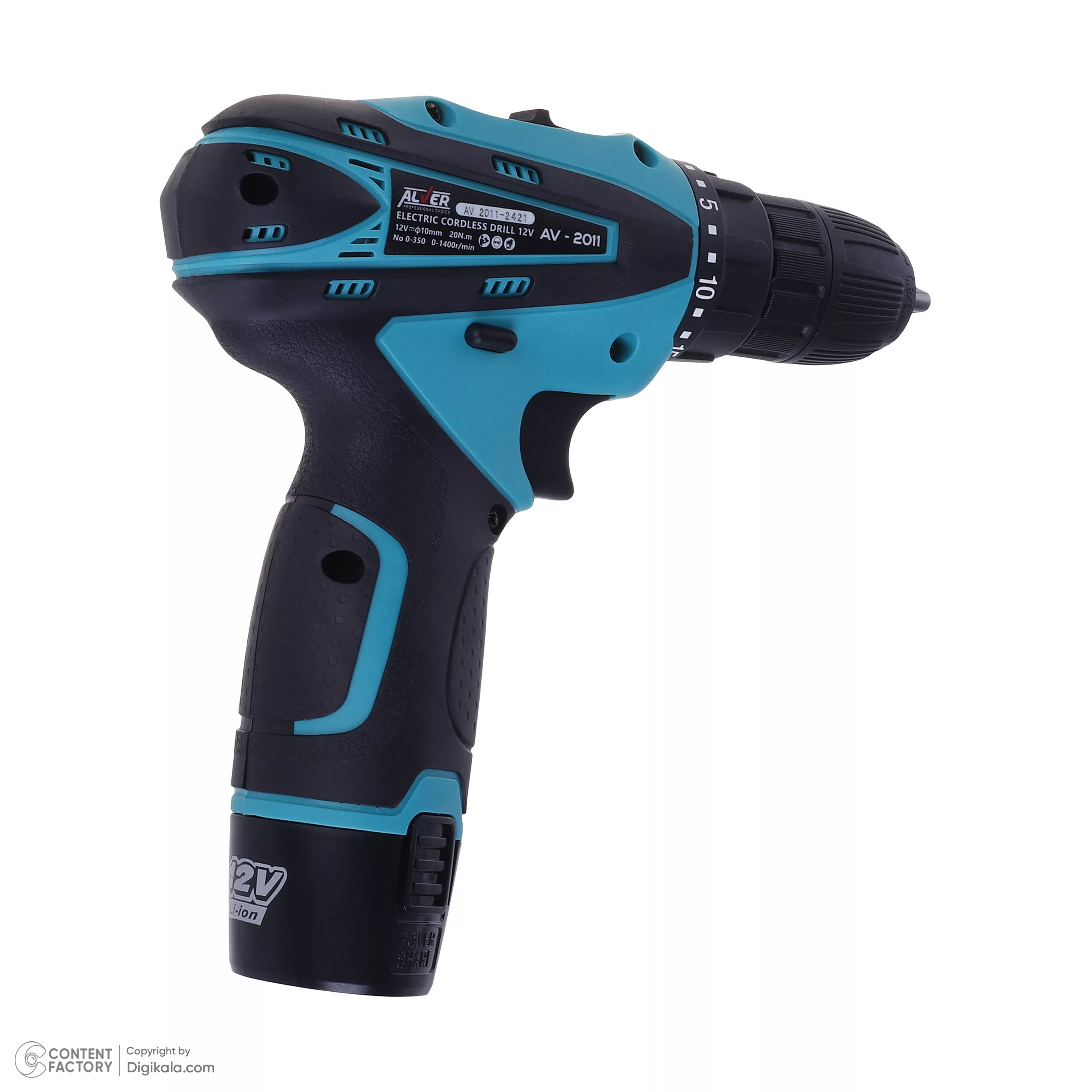 دریل پیچ گوشتی شارژی 12 ولت آلور مدل 2011