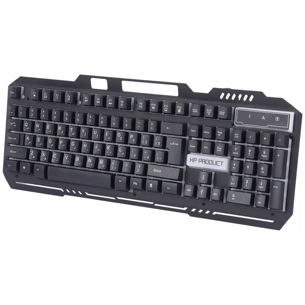 کیبورد گیمینگ ایکس پی-پروداکت مدل XP-10200K، سوییچ هیبریدی، Full-size، نورپردازی RGB