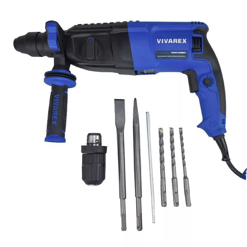 دریل بتن کن چهار شیار 26 میلیمتری 800 وات ویوارکس مدل  VR 8026 PLUS-RH