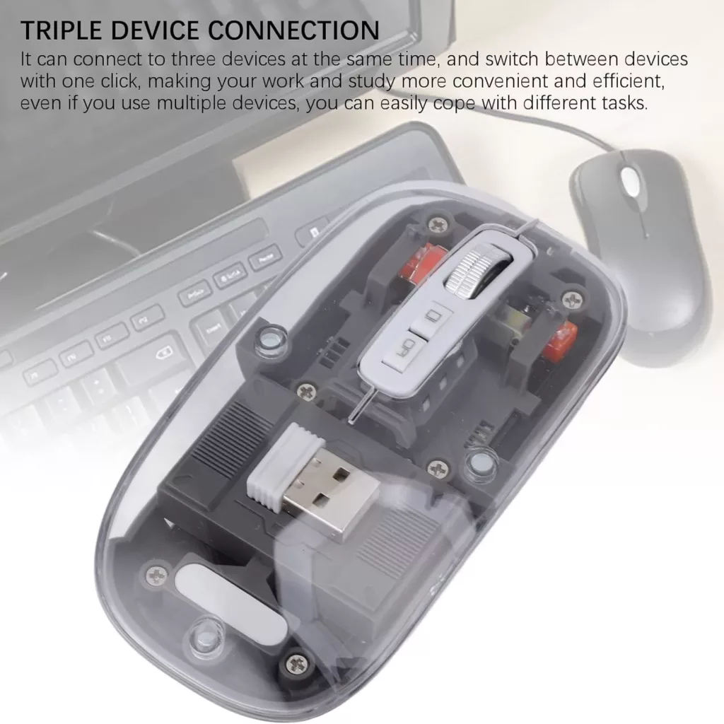 ماوس بی سیم مدل transparent