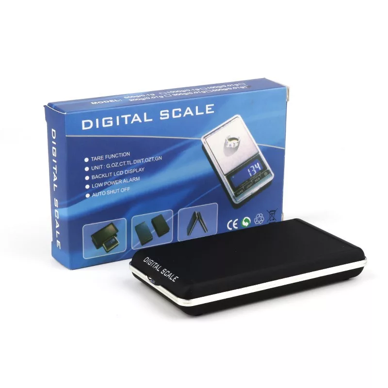 ترازو آشپزخانه دیجیتال مدل جیبی DIGITAL SCALE  حداکثر ظرفیت قابل اندازه‌گیری 0.2 کیلوگرم با دقت اندازه‌گیری 0.01 گرم