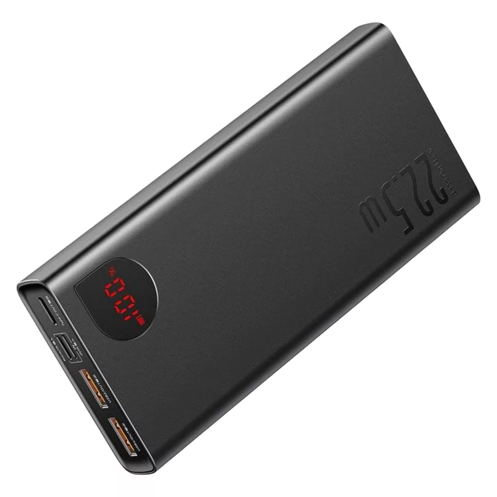 پاوربانک باسئوس مدل PPAD0001 ظرفیت 20000 میلی آمپر ساعت