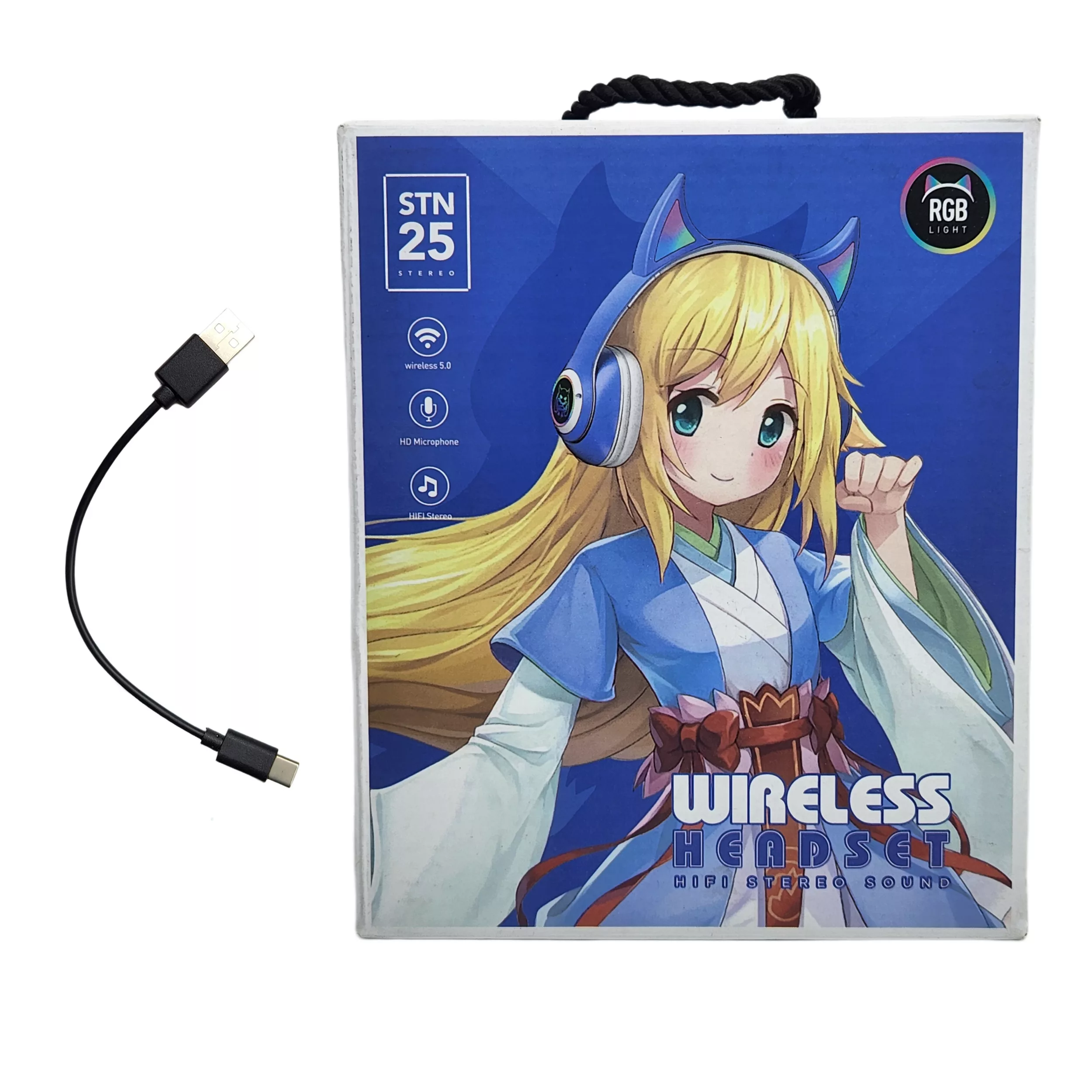 هدست بلوتوثی طرح فانتزی Cat مدل STN-25