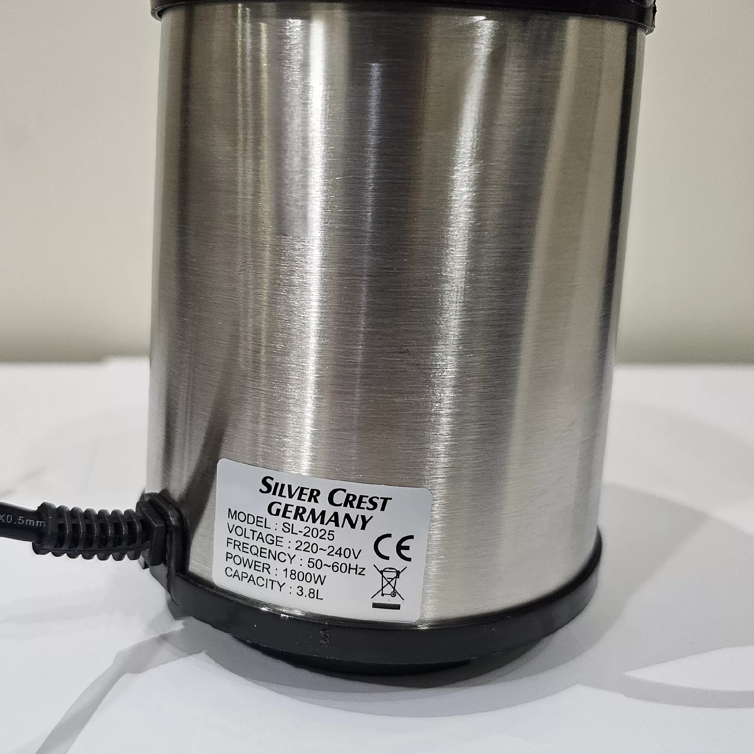 خردکن 3.8 لیتری سیلور کرست مدل SL-2025