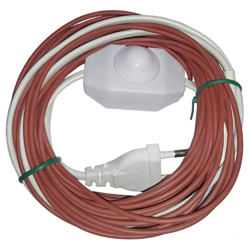 المنت حرارتی مدل گرمایش تخت و تشک سیمی سیلیکونی کره ای SID80W ده متری