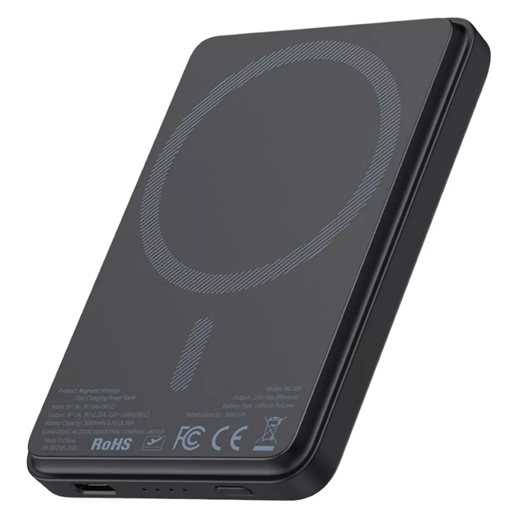 پاوربانک مک دودو مدل MC-395 ظرفیت 5000 میلی آمپر ساعت