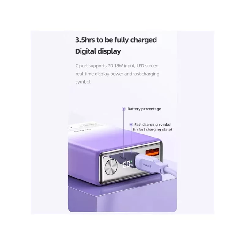 پاوربانک یوسمز مدل CD192 ظرفیت 10000 میلی آمپر