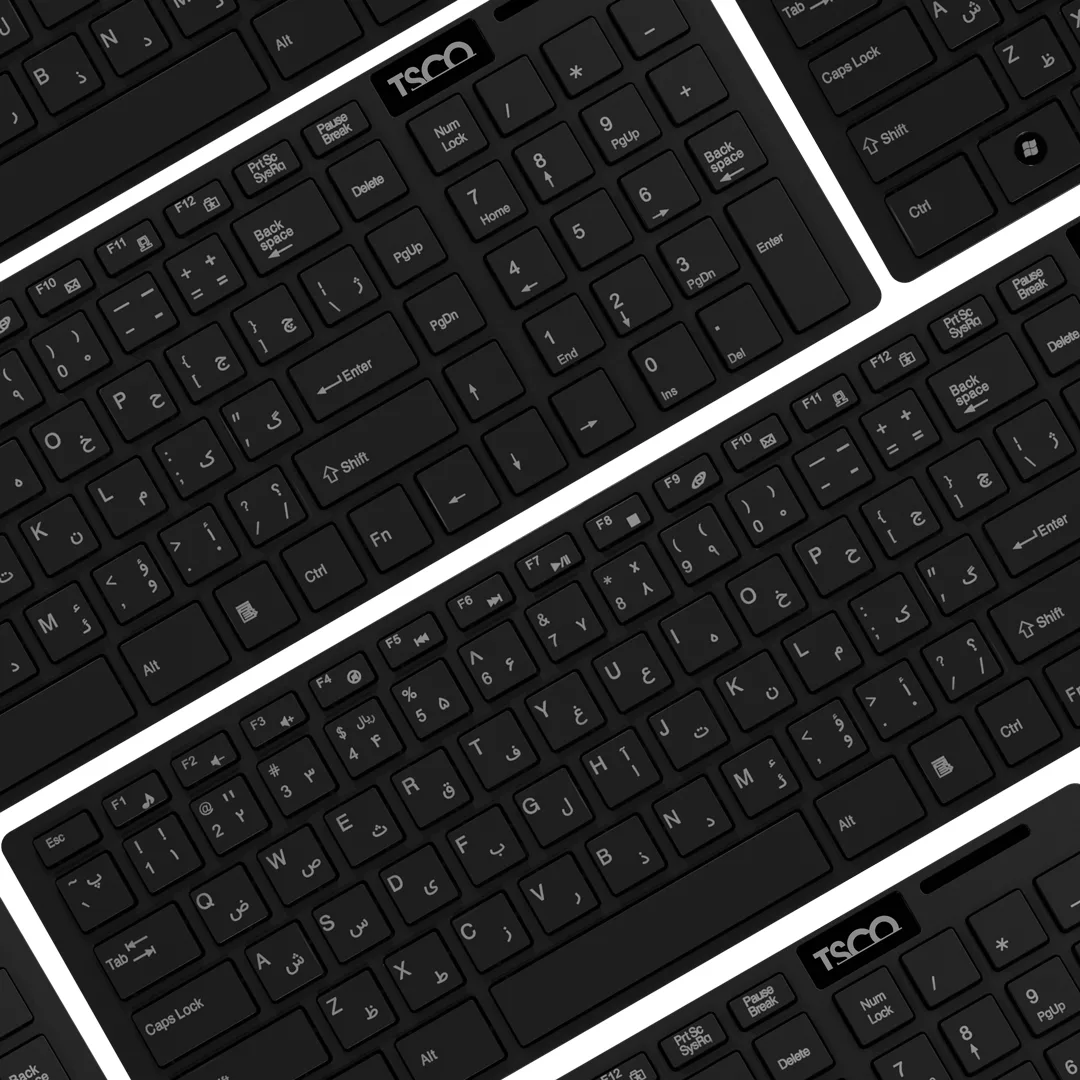 کیبورد و ماوس وایرلس تسکو مدل TKM 7026W