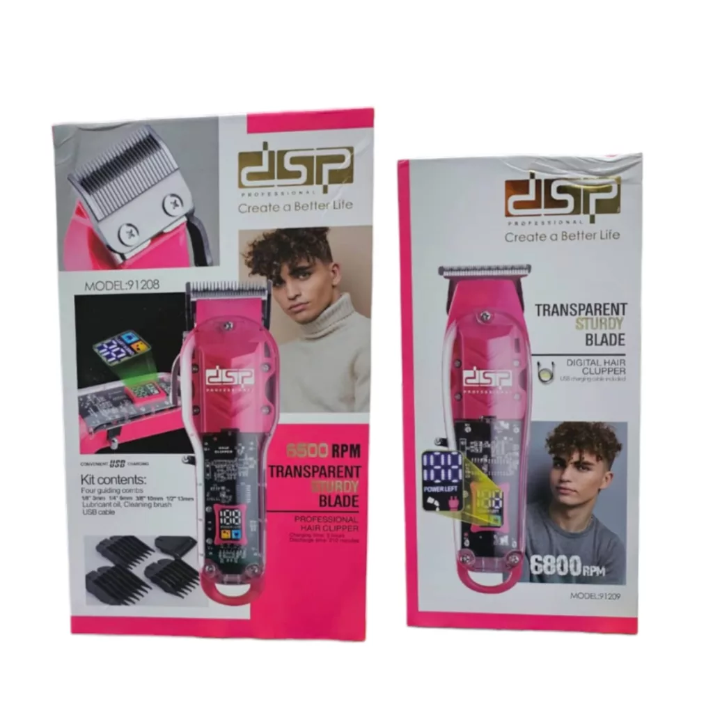ماشین اصلاح موی صورت و بدن دی اس پی مدل 91208-91209 مجموعه دو عددی