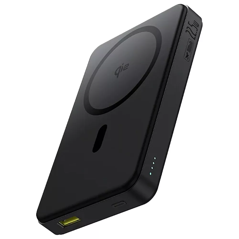 پاوربانک بی‌سیم 22.5 وات بیسوس مدل Airpow Ⅱ Qi2 Magnetic ظرفیت 10000 میلی‌آمپر ساعت