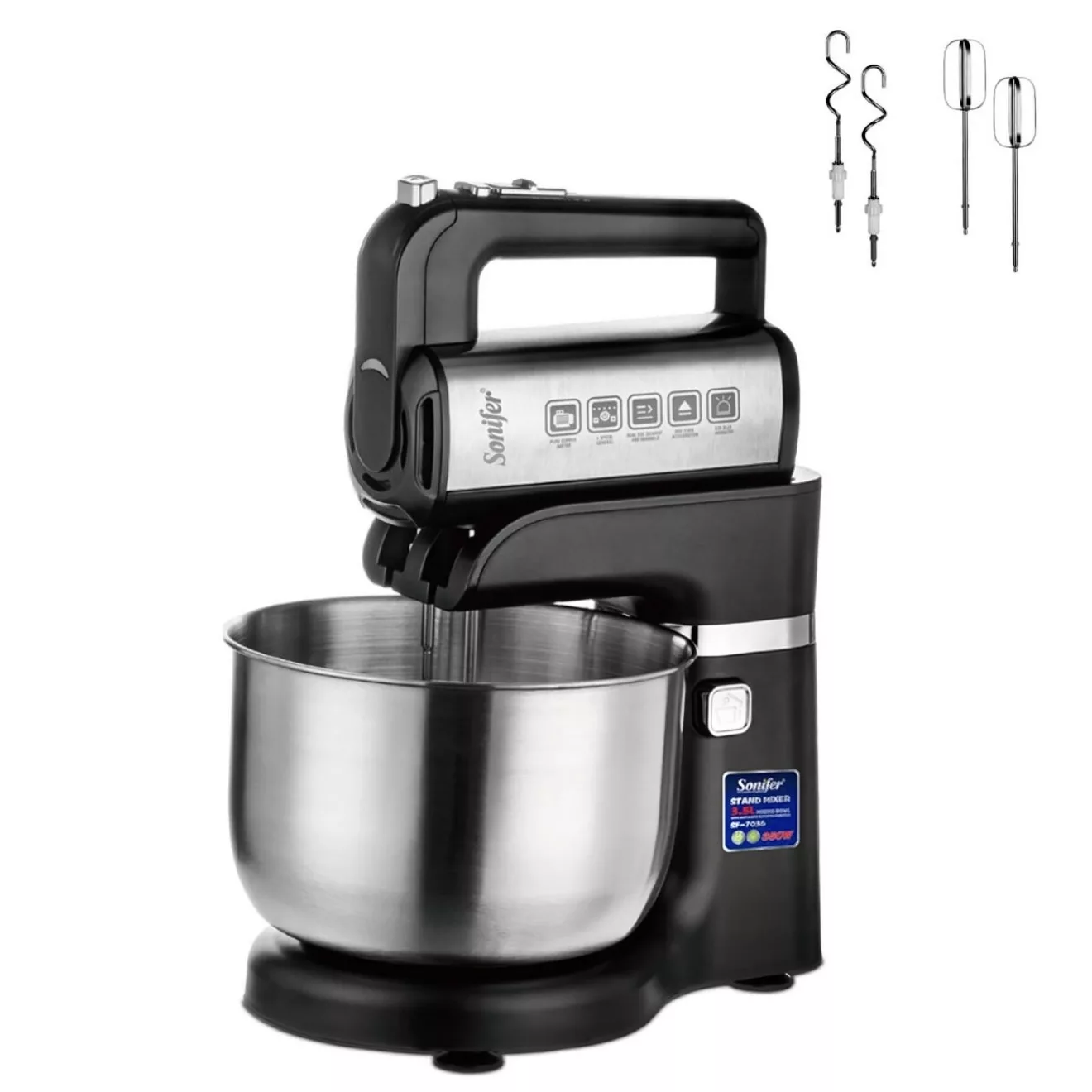 همزن کاسه‌دار 3.5 لیتری سونیفر مدل SF-7036