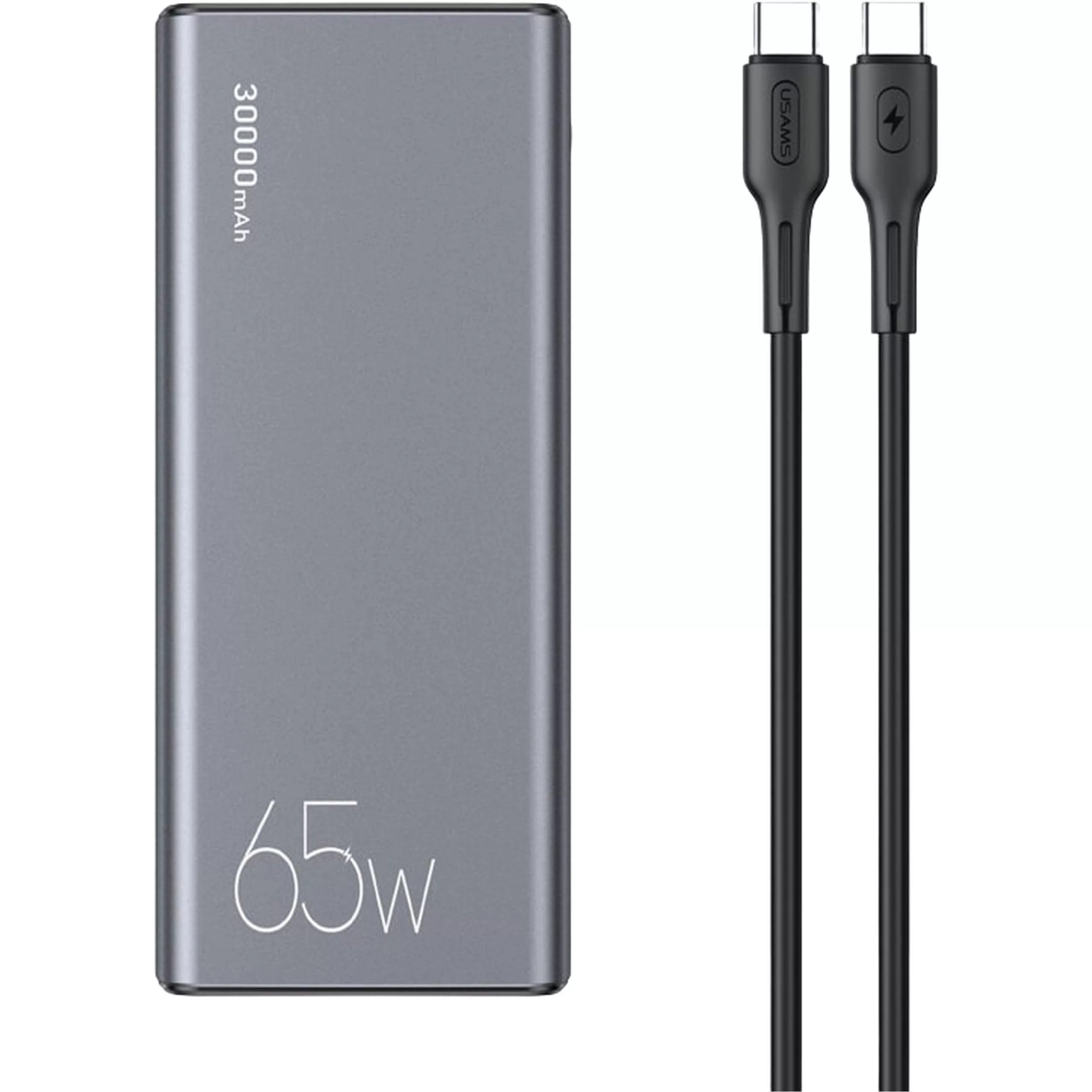 پاوربانک یوسمز مدل CD165 ظرفیت 30000 میلی آمپر ساعت به همراه کابل USB-C پاوربانک یوسمز مدل CD165 ظرفیت 30000 میلی آمپر ساعت به همراه کابل USB-C