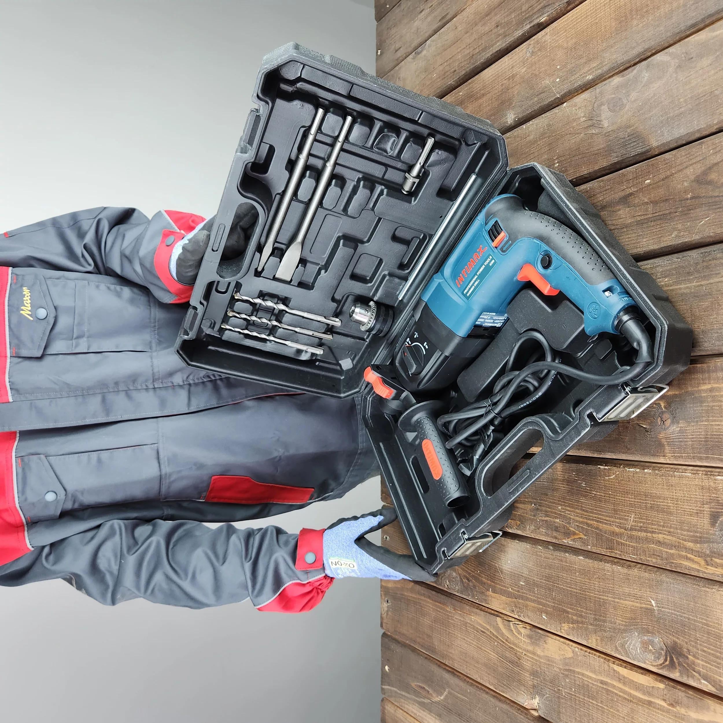 مجموعه  8 عددی دریل بتن کن صنعتی اینتیمکس کد 3000w