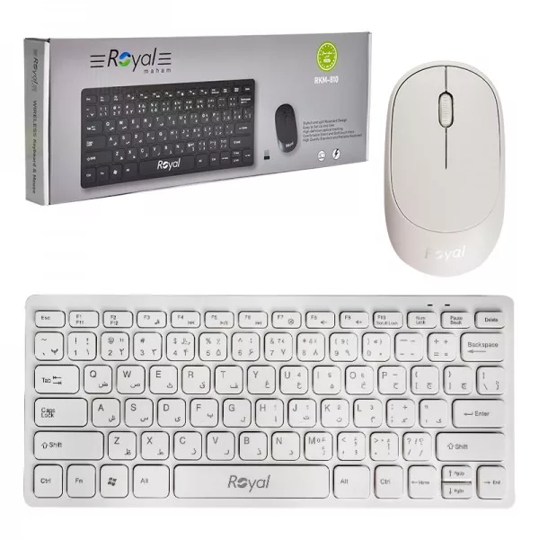 کیبورد و ماوس بیسیم رویال مدل RKM-810