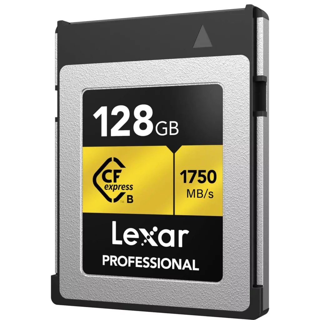 کارت حافظه CFexpress لکسار مدل Professional استاندارد Type B سرعت 1750MB/s ظرفیت 128گیگابایت