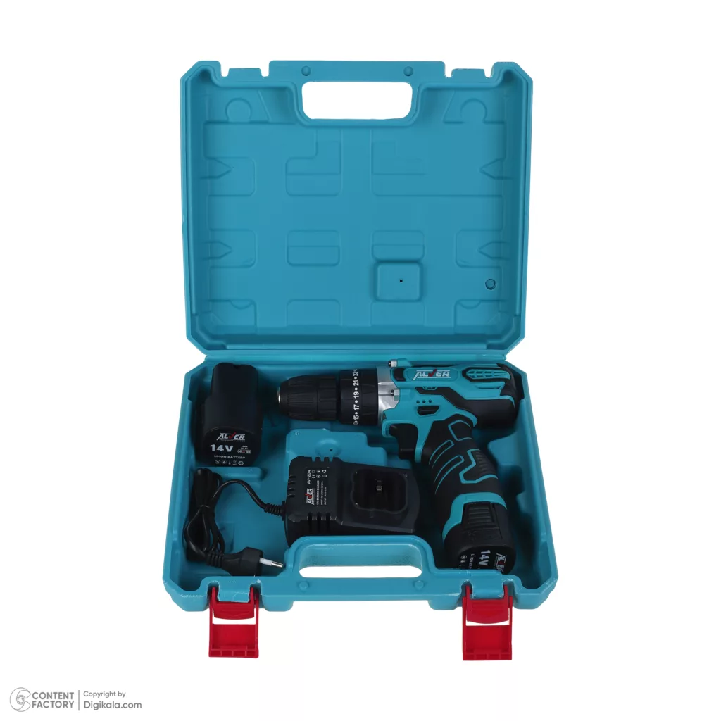 دریل  شارژی آلور مدل 2014