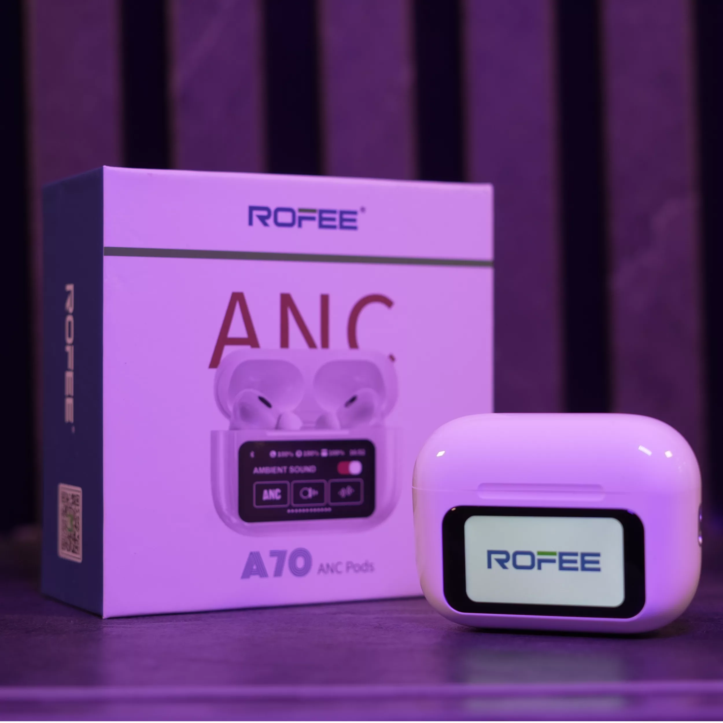 هدفون بلوتوثی روفی مدل A70 ANC POD CSL/ HL