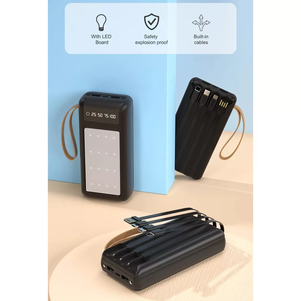 پاوربانک پی زد ایکس مدل C161 ظرفیت 30000 میلی آمپر ساعت