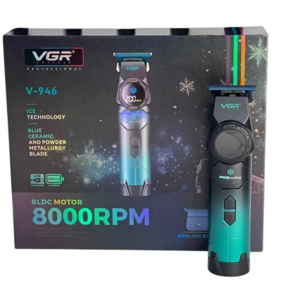 ماشین اصلاح موی سر و صورت شارژی وی جی ار مدل V-946