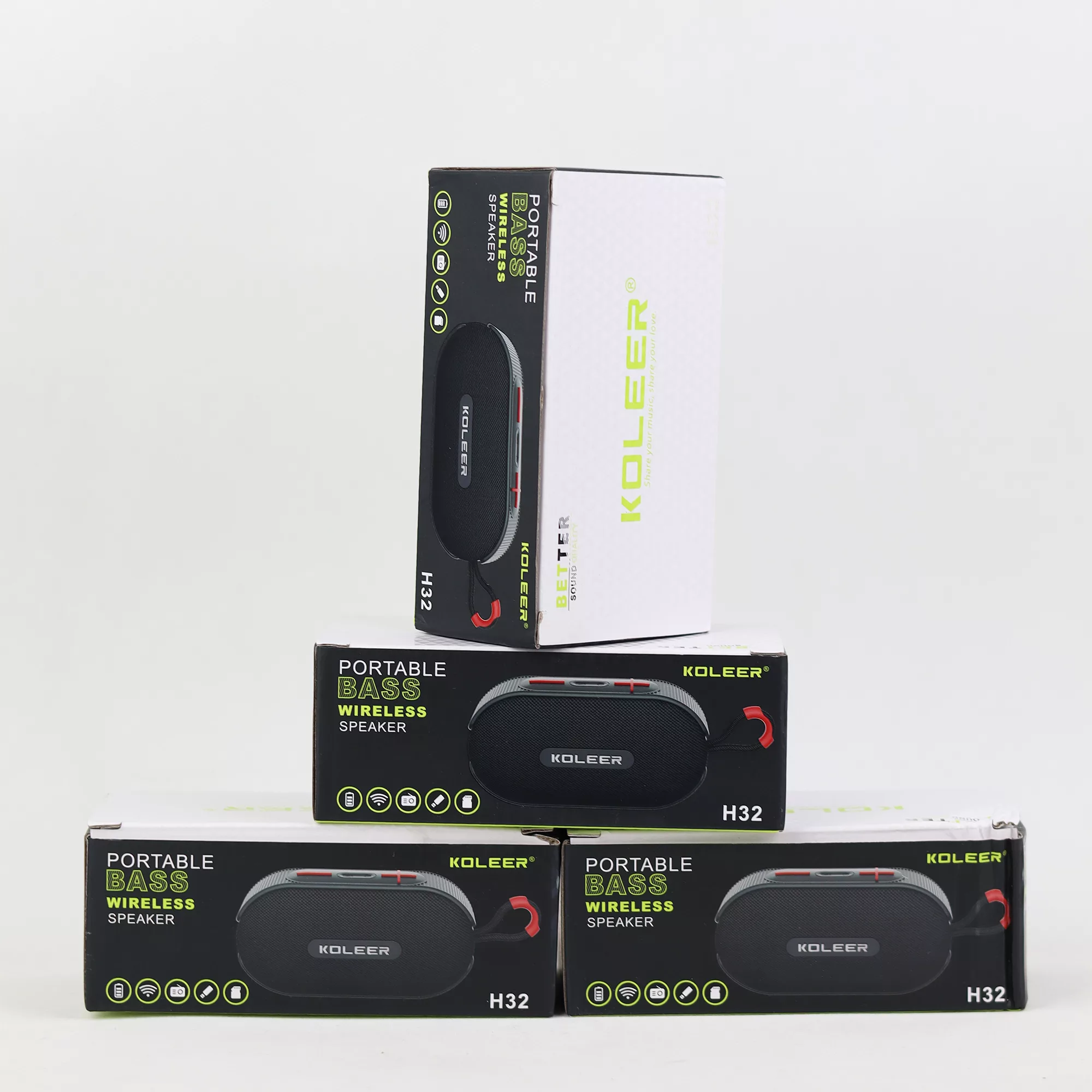 اسپیکر بلوتوثی قابل حمل کلر مدل H32