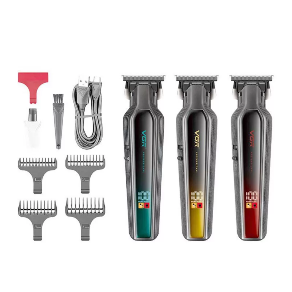 ماشین اصلاح موی سر و صورت شارژی وی جی ار مدل V-930