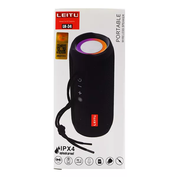 اسپیکر بلوتوثی قابل حمل لیتو مدل LK - 34