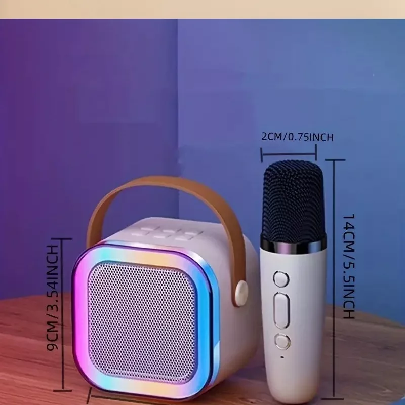 اسپیکر بلوتوثی مدل K12 همراه دو میکروفون بی سیم