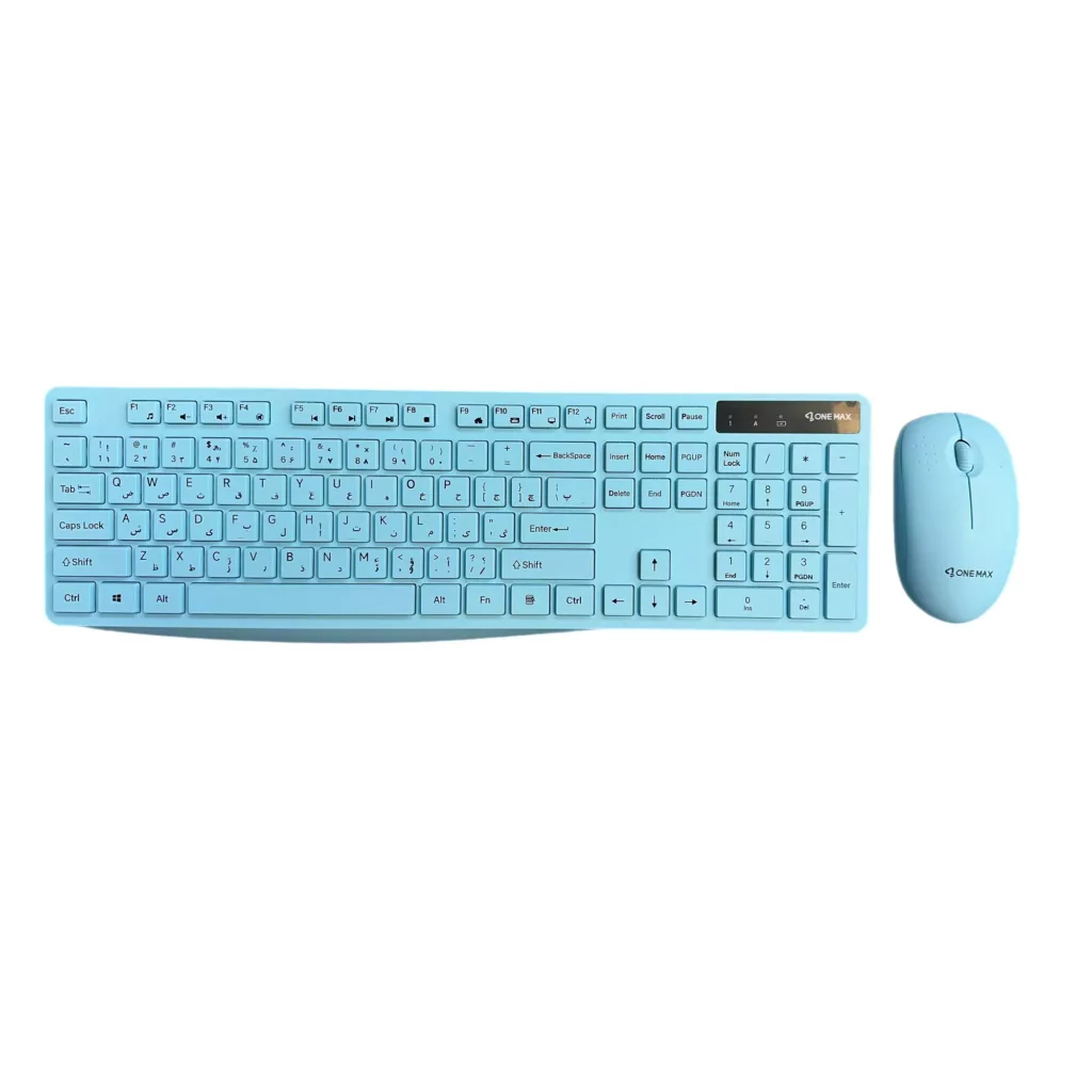 کیبورد و ماوس بی سیم وان مکس مدل OM-4500W