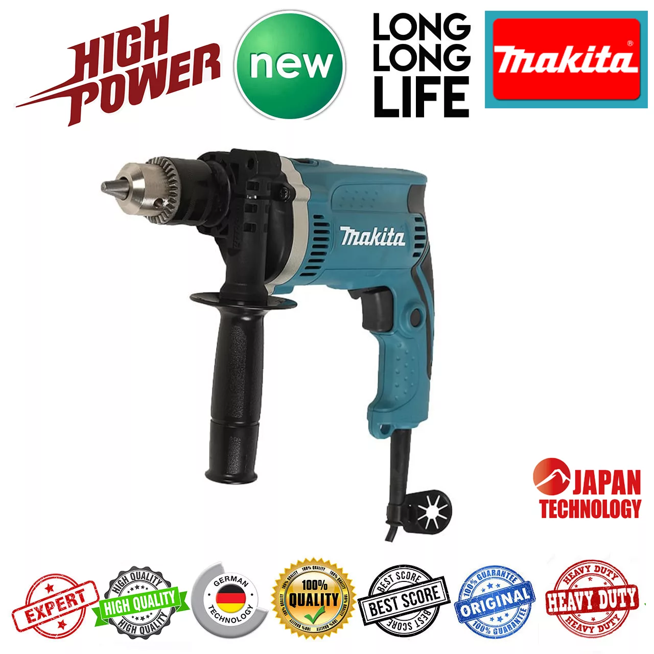 دریل چکشی ماکیتا مدل حرفه ای HP 1630