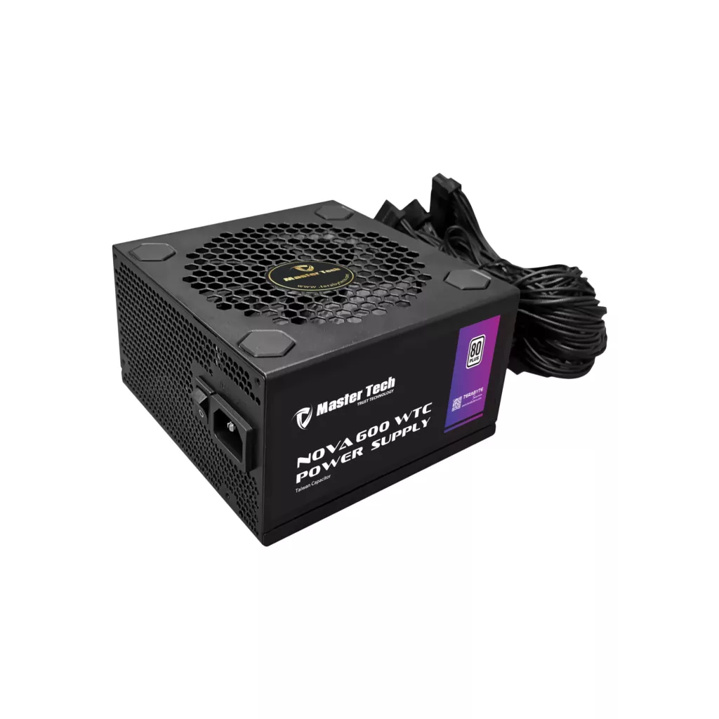 منبع تغذیه کامپیوتر مسترتک مدل NOVA 600 WTC