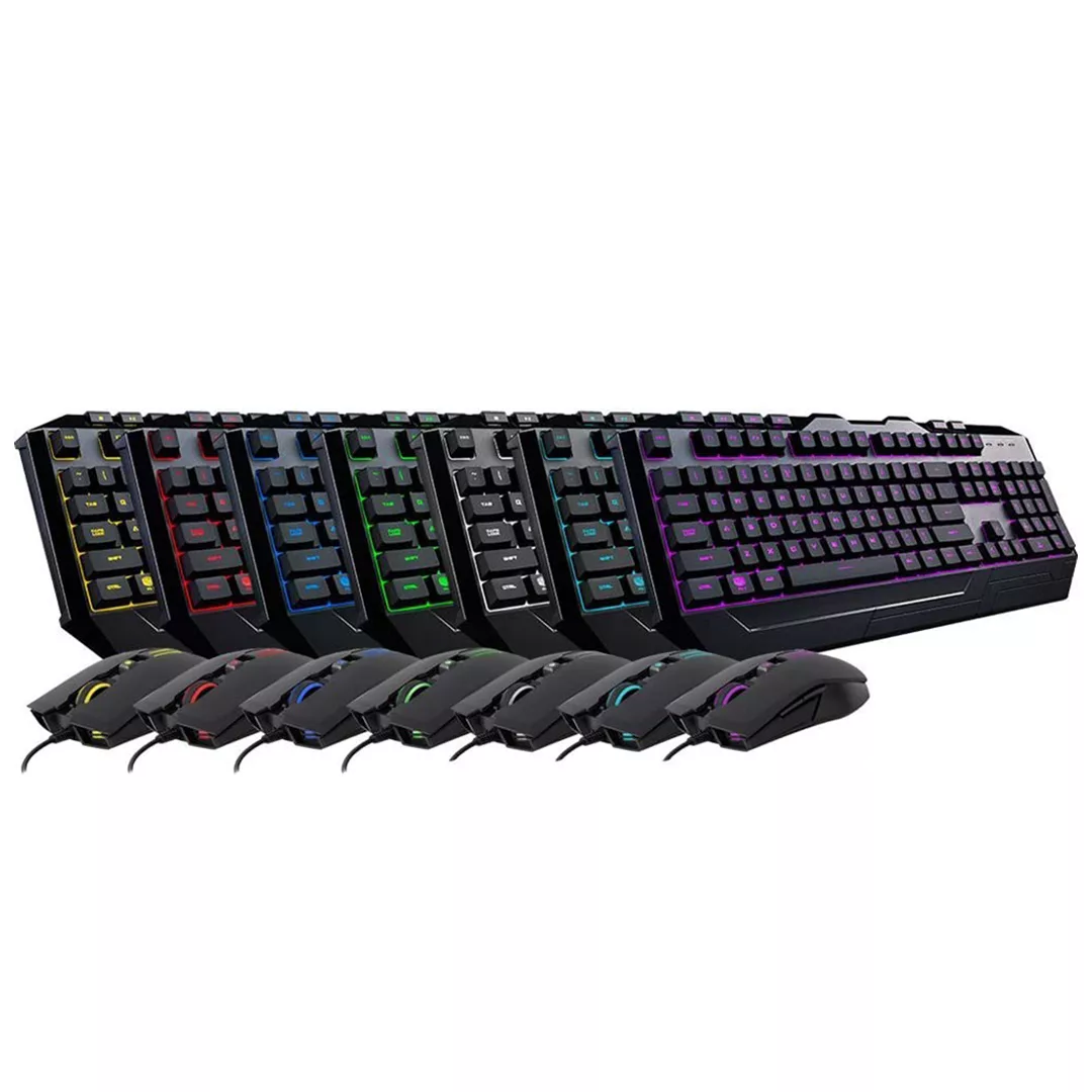کیبورد و ماوس مخصوص بازی کولر مستر مدل Devastator 3 Plus