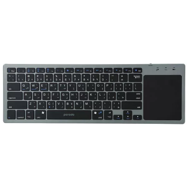 کیبورد پرودو مدل PD-WKBTP-GY With Touchpad