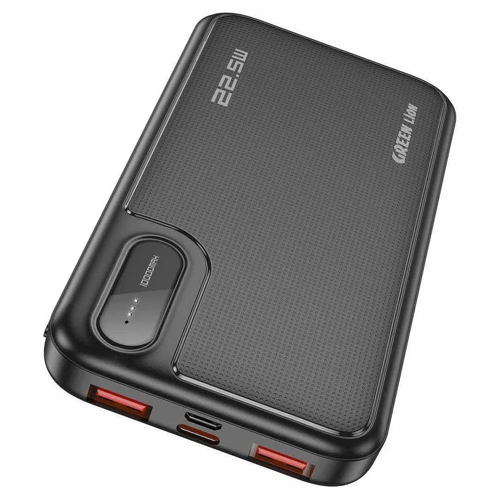 پاوربانک گرین لاین مدل power mate 10 ظرفیت 10000میلی آمپرساعت