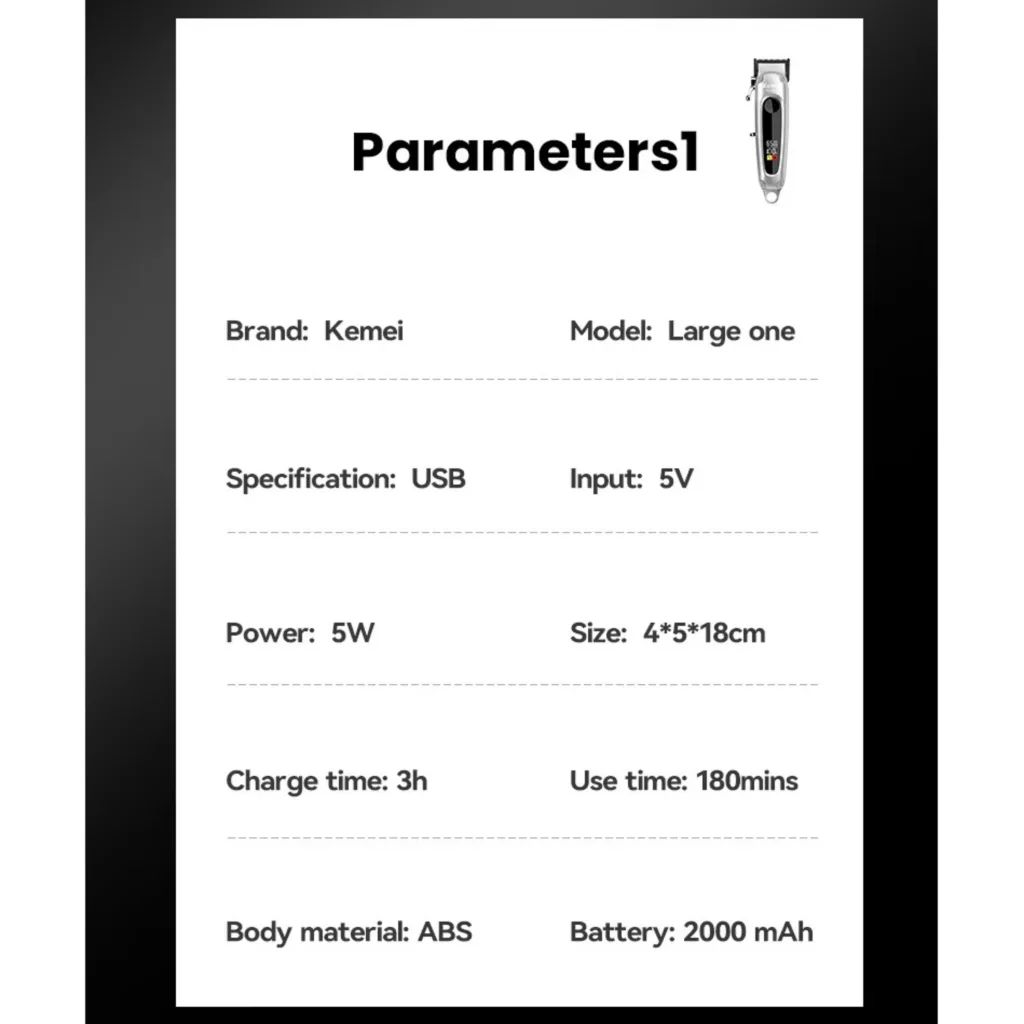 ماشین اصلاح موی سر و صورت کیمی مدل km-8540 مجموعه 2 عددی