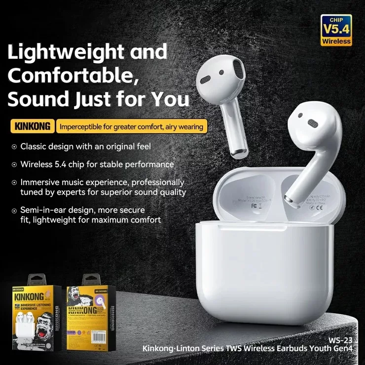 هدفون بلوتوثی دبلیو کی دیزاین مدل WS-23