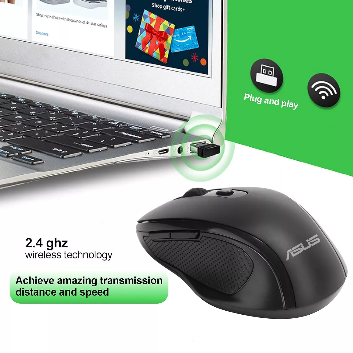 ماوس بی سیم ایسوس مدل D1600