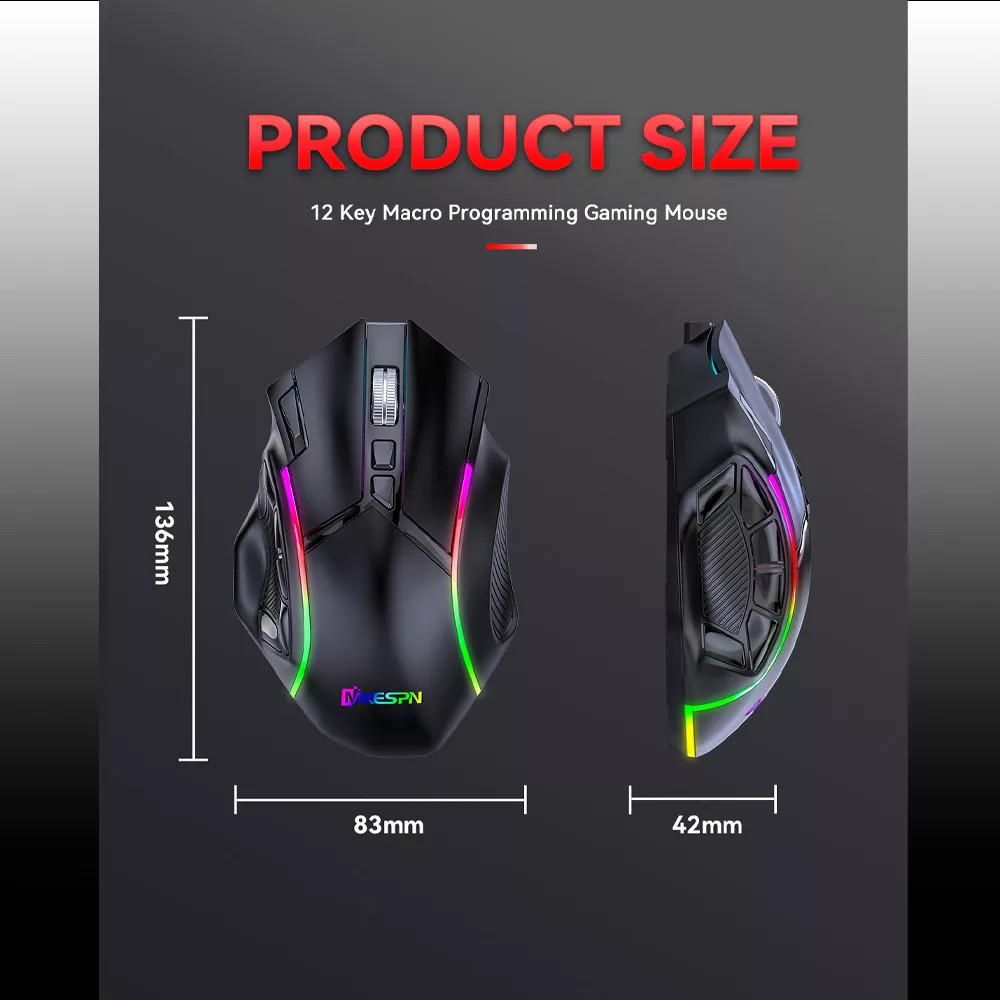 ماوس بی سیم مخصوص بازی ام کی ای اس پی ان مدل W605