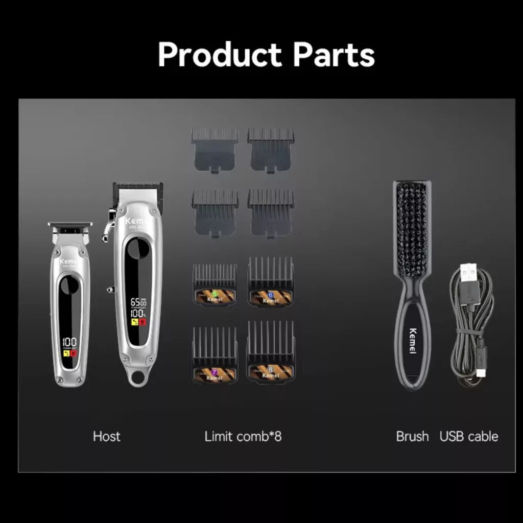 ماشین اصلاح موی سر و صورت کیمی مدل km-8540 مجموعه 2 عددی